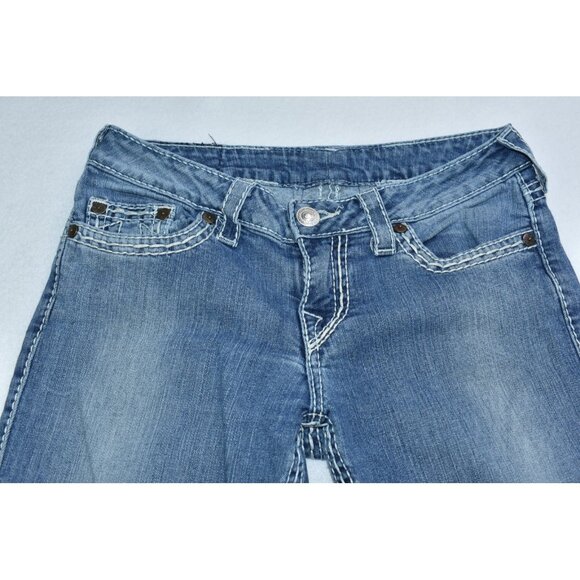True Religion Women's Jeans Size 30 Blue Denim Skinny Stretch Pants - Picture 3 of 16